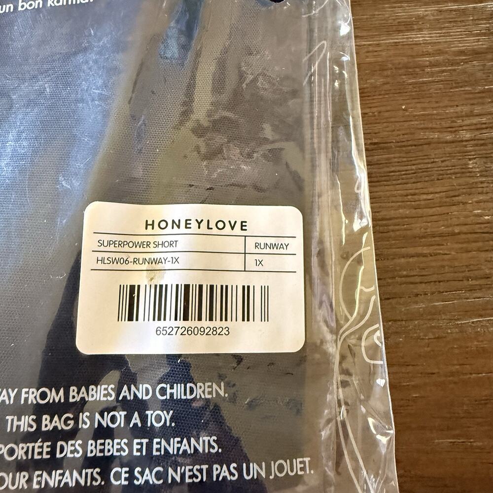 Honeylove SuperPower Short 1X Black Shapewear Compression New - Picture 4 of 4
